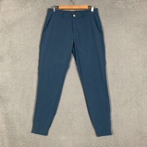 Primo Golf Jogger Mens 32 x 29 Slate Blue Stretch Ankle Zip Performance Athletic